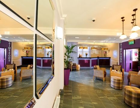 Edinburgh hotel lobby